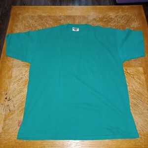 Vintage 90s/y2k LEE TOTAL COTTON MEN SIZE XL BLANK T SHIRT MADE IN USA. Sew pict